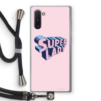 Superlady: Samsung Galaxy Note 10 Transparant Hoesje met koord
