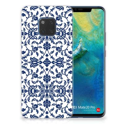 Huawei Mate 20 Pro | TPU Case | Flower Blue