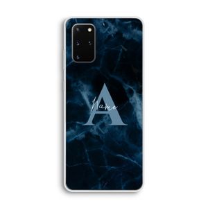 Midnight Marble: Samsung Galaxy S20 Plus Transparant Hoesje
