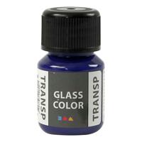 Creativ Company Glass Color Transparante Verf Briliant Blauw, 30ml - thumbnail