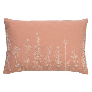 Dutch Decor - MADELIN - Sierkussen van katoen Muted Clay 40x60 cm - roze