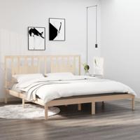 Bedframe massief grenenhout 200x200 cm