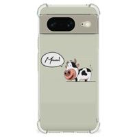 Google Pixel 8 Stevig | Bumper Hoesje | Cow
