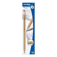Grafietpotlood lyra pro natura office hb 12 stuks