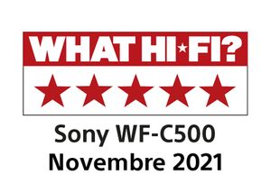 Sony WF-C500 Headset Draadloos In-ear Oproepen/muziek Bluetooth Zwart