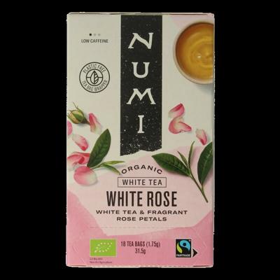 Numi Witte thee white rose bio 18 Zakjes