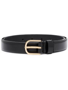 TOTEME ceinture en cuir à boucle - Noir