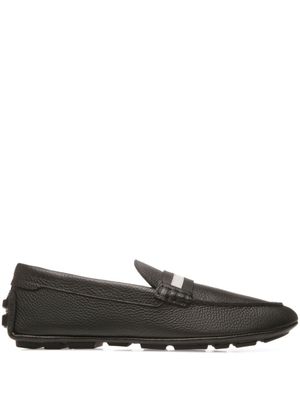 Bally mocassins à bout en amande - Noir