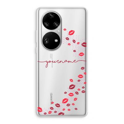 Kusjes: Huawei P50 Pro Transparant Hoesje