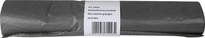 Vuilniszak 25 micron, ft 60 x 90 cm, 70 liter, grijs, rol van 20 stuks