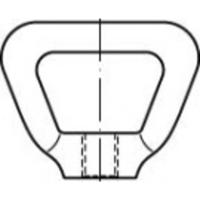 TOOLCRAFT TO-9985206 Kooimoeren M20 80704 Messing 5 stuk(s)