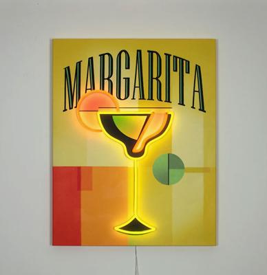Wall Painting (LED Neon) - &apos;Margarita&apos;