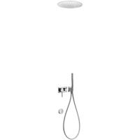 Regendouche set Tres 3V | Inbouw | Mengkraan | 3-weg | Rond | Chroom