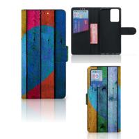 Xiaomi Redmi Note 10 Pro | Book Style Case | Wood Heart - Cadeau voor je Vriend