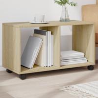 Rolkast 72x33x42,5 cm bewerkt hout sonoma eikenkleurig