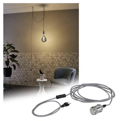 Paulmann 79771 Hanglamp E27 Grijs, Nikkel