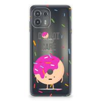 Motorola Edge 20 Lite | Siliconen Case | Donut Roze