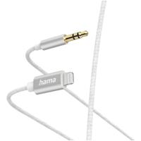 Hama Audiokabel Lightning - 3,5mm jack 1m Mini jack kabel Wit Hama Audiokabel Lightning - 3,5mm jack 1m Mini jack kabel Wit