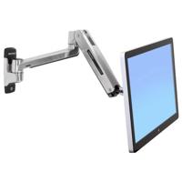Ergotron 45-383-026 / LX Steh-Sitz-Wandmontage-LC Monitor-wandbeugel 1-voudig 116,8 cm (46) Zilver