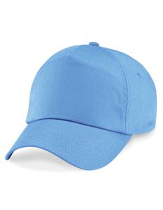 Beechfield CB10B Junior Original 5 Panel Cap - Sky Blue - One Size