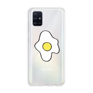 Spiegelei: Galaxy A51 4G Transparant Hoesje
