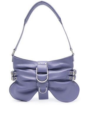 Blumarine grand sac porté épaule Butterfly - Violet