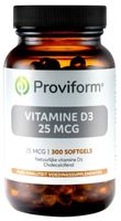 Proviform Vitamine D3 25mcg (300 Softgels) - thumbnail