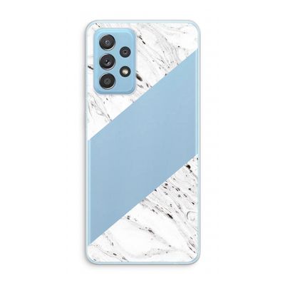 Biggest stripe: Samsung Galaxy A73 Transparant Hoesje