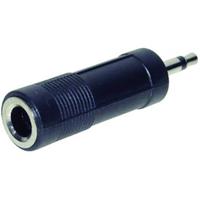 TRU COMPONENTS Jackplug-adapter Jackplug male 3,5 mm - Jackplug female 6,3 mm Mono Aantal polen: 2 Inhoud: 1 stuk(s) - thumbnail