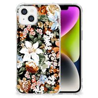 Case voor iPhone 14 Dark Flowers - thumbnail