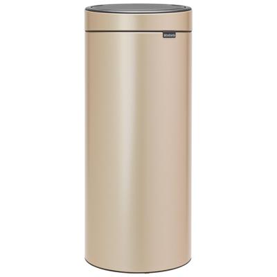 Brabantia Touch Bin Afvalemmer - 30 liter - kunststof binnenemmer - metallic gold 304507