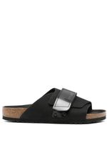 Birkenstock sandales Kyoto en cuir - Noir