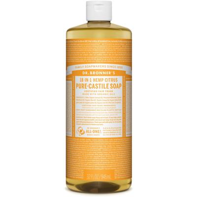 Dr. Bronner's Citrus Orange 18-in-1 Pure-Castile Soap 945ml