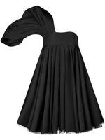 Nina Ricci robe asymétrique à une épaule - Noir - thumbnail