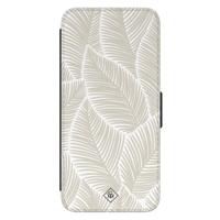 Samsung Galaxy S24 flipcase - Palm leaves beige