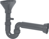 Cornat sifon laag debiet 1 1/2x50mm 450 - t359104r