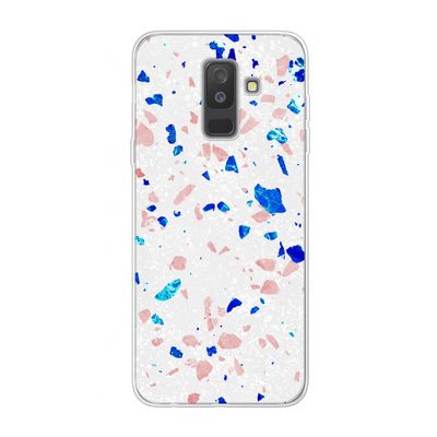 Terrazzo N°6: Samsung Galaxy A6 Plus (2018) Transparant Hoesje