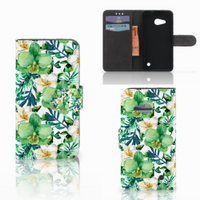 Microsoft Lumia 550 Hoesje Orchidee Groen - thumbnail