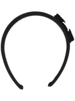 Ferragamo serre-tête à détail de nœud - Noir