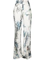 Saiid Kobeisy pantalon à sequins - Multicolore