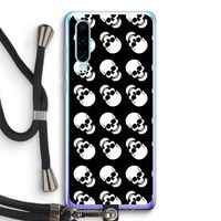 Musketon Skulls: Huawei P30 Transparant Hoesje met koord