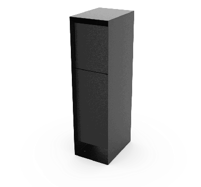 Brievenbus Pakun Zwart Geroba - Geroba