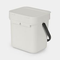 Brabantia Sort & Go afvalbakje 3 liter - Light Grey - thumbnail