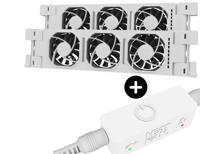 Heatfan 3 - radiatorventilator duo - wit + touch sensor