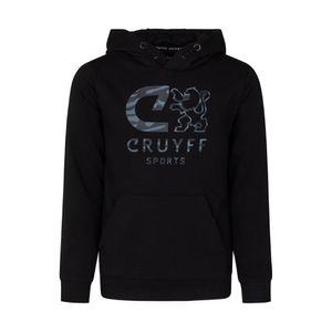 Cruyff Xinner Hoodie Kids Zwart Camo Blauw Grijs