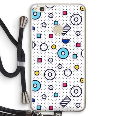 8-bit N°9: Huawei Ascend P8 Lite (2017) Transparant Hoesje met koord