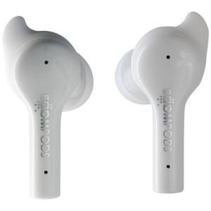 Boompods Bassline GO In Ear oordopjes Bluetooth Wit Headset, Volumeregeling, Bestand tegen zweet, Touchbesturing