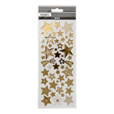 Creativ Company Stickers goud sterren, 1 vel