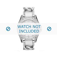 Fossil horlogeband ES3463 Leder Wit 20mm
