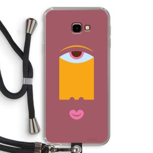 Mono V: Samsung Galaxy J4 Plus Transparant Hoesje met koord